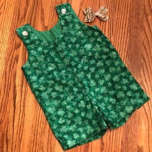 St. Patrick’s Day Outfit & 2 Bibs